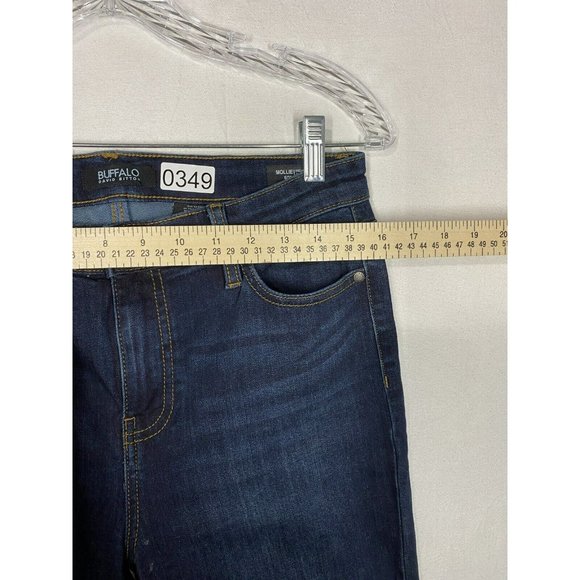 Buffalo Womens Jeans Skinny Ankle Stretch High Rise 5 Pockets Size 6/28 Blue - Picture 2 of 9